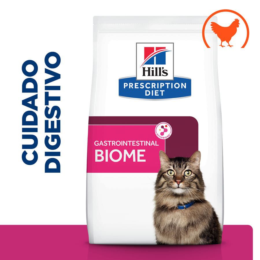 3 kg Hill's Prescription Diet Gastrointestinal Biome Frango ra&ccedil;&atilde;o para gatos, , large Imagem n&uacute;mero 2